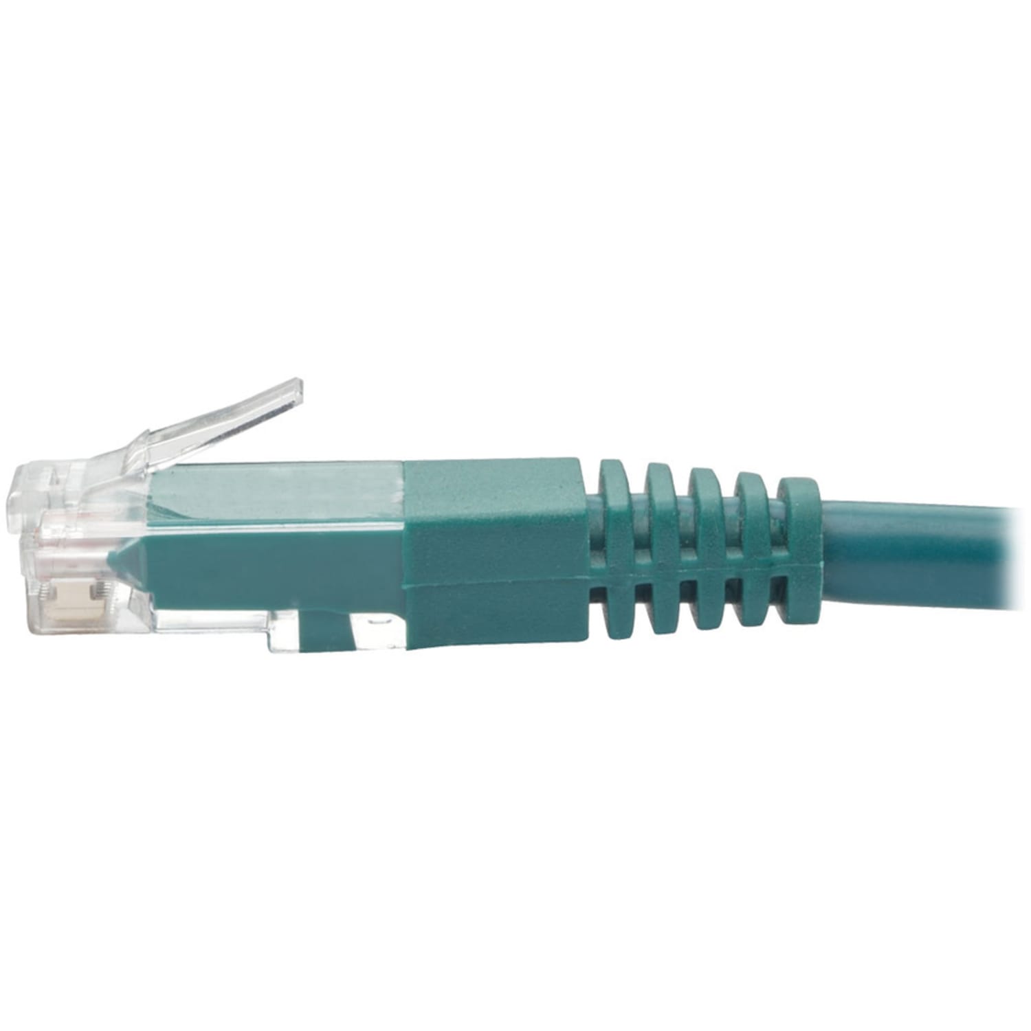 Tripp Lite 25ft Cat6 Gigabit Molded Patch Cable RJ45 M/M 550MHz 24AWG Green - 128 MB/s - 25 ft - Green - Image 6