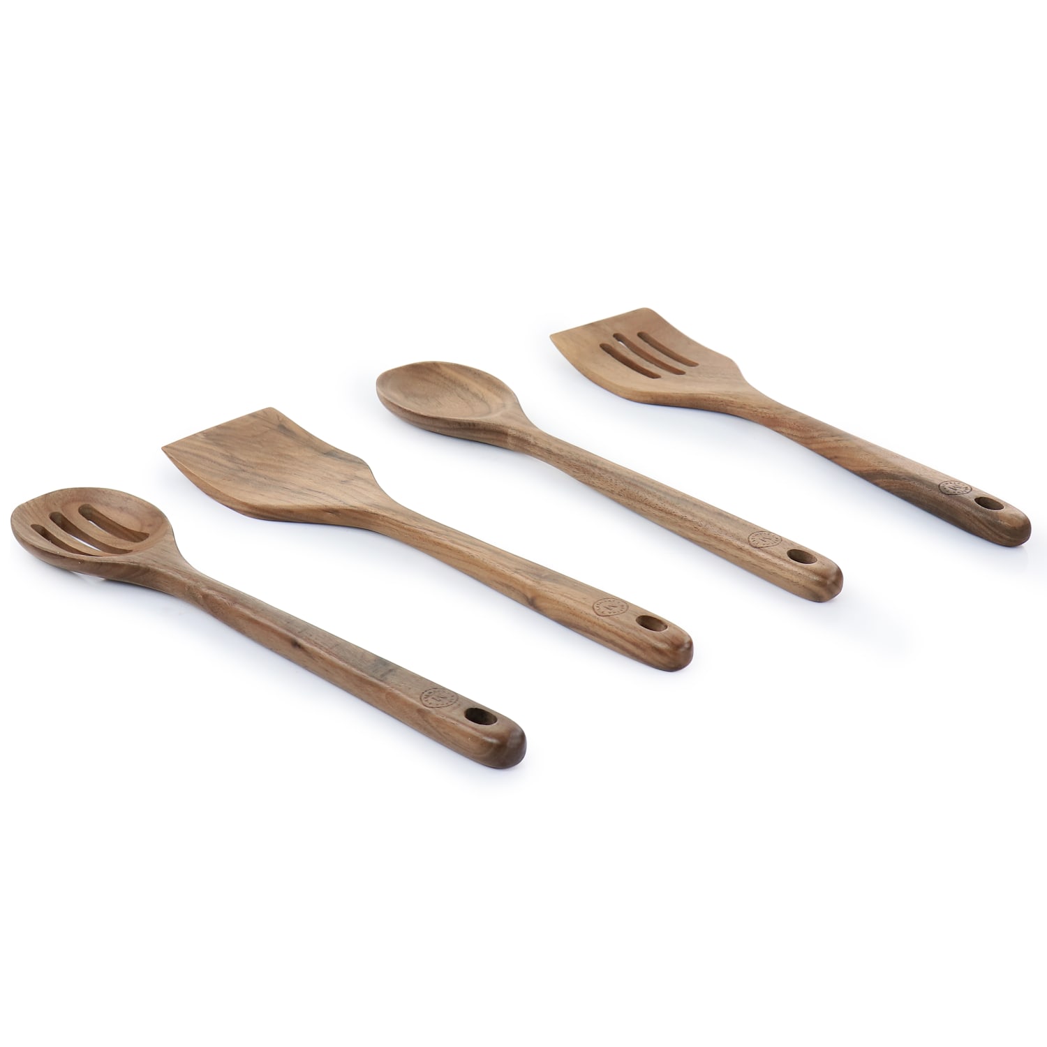 Martha Stewart 8-Piece Wooden Kitchen Tool Set, Walnut - Image 5