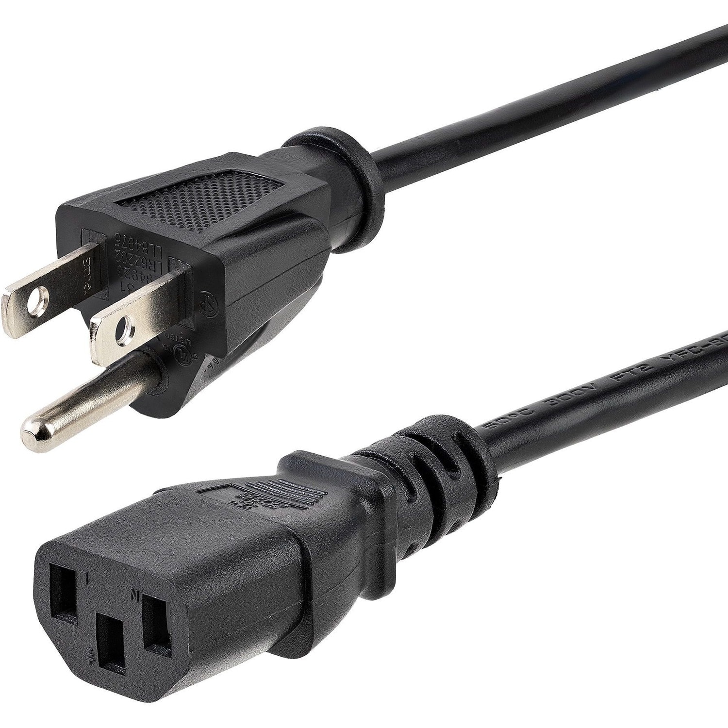 StarTech.com 6 ft Standard Computer Power Cord - NEMA5-15P to C13 - Power cable - 10 Pack - 5-15 to C13 Power Cord - PXT10110PK