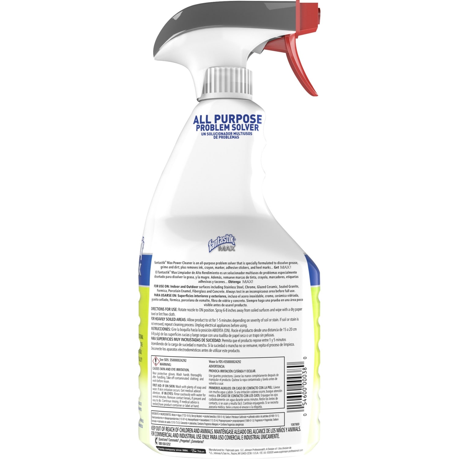 fantastik Max Power Cleaner - 32 fl oz (1 quart) - 1 Each - Clear - Image 4