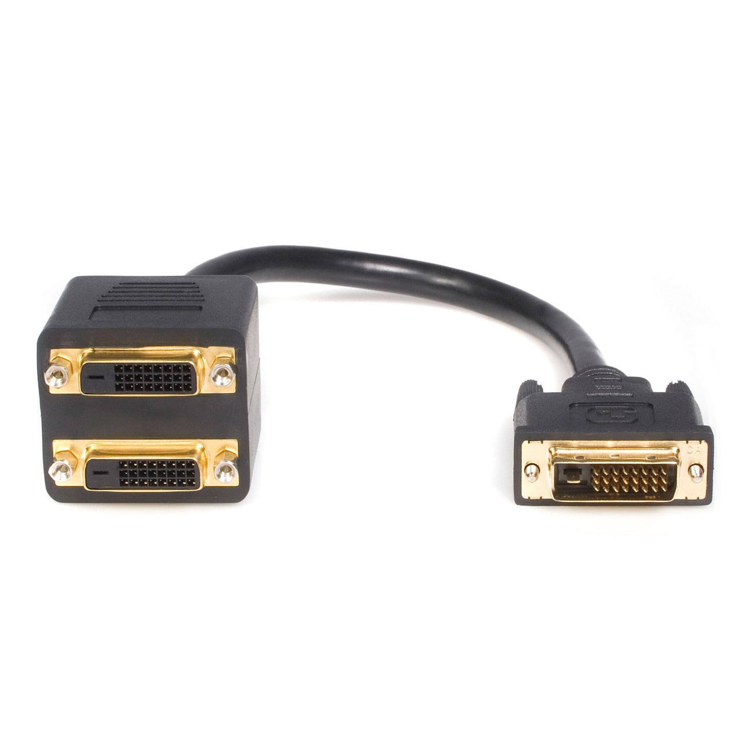 StarTech.com 1 ft DVI-D to 2x DVI-D Digital Video Splitter Cable - M/F - Connect two DVI-D displays simultaneously to a single DV - DVISPL1DD