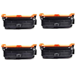 M&A Global Remanufactured Black High Yield Toner Cartridge Replacement For HP 646X, CE264X, Pack Of 4