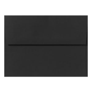 LUX Invitation Envelopes, A6, Peel & Press Closure, Midnight Black, Pack Of 1,000