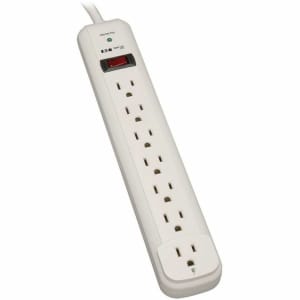 Tripp Lite Protect It! Seven-Outlet Surge Suppressor, White