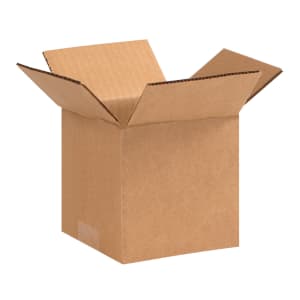 Partners Brand Corrugated Cube Boxes, 5in x 5in x 5in, Kraft, Pack Of 25