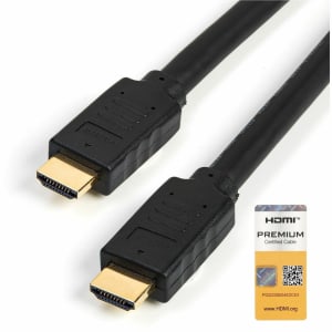 StarTech.com 4K HDMI Cable - Premium Certified High-Speed HDMI 2.0 Cable, 23ft