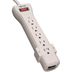 Eaton Tripp Lite Series Surge Protector Power Strip 120V 7 Outlet RJ11 6ft Cord 1080 Joules - Surge protector - SUPER6TEL