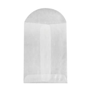 LUX Open-End Envelopes, 2 3/4in x 3 3/4in, Flap Closure, Glassine, Pack Of 250