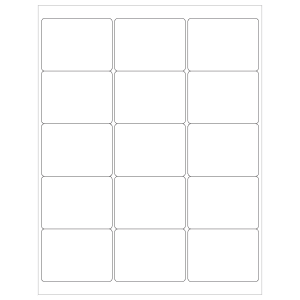 Tape Logic Inkjet/Laser Labels, LL114, Rectangle, 2 11/16in x 2in, White, Case Of 1,500