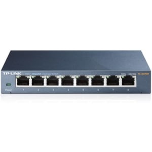 TP-Link 8-Port Gigabit Ethernet Desktop Switch, TL-SG108
