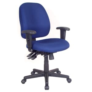 Raynor 4 x 4 Fabric Task Chair NavyBlack PopularChairscom   