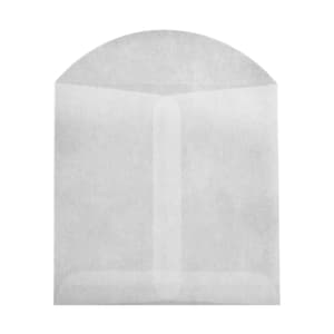 LUX Open-End Envelopes, 3 3/4in x 4 3/4in, Flap Closure, Glassine, Pack Of 50