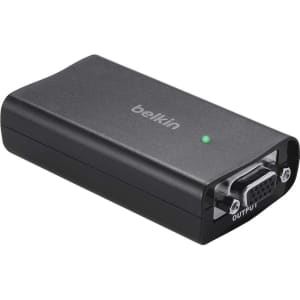 Belkin HDMI To VGA + 3.5mm Audio Adapter Video Converter, Black