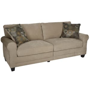 Serta RTA Copenhagen Collection Fabric Sofa 78inW Vanity Beige PopularChairscom   
