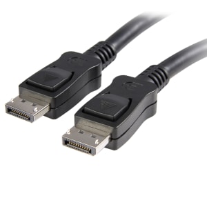 StarTech.com DisplayPort Cable With Latches, 25ft