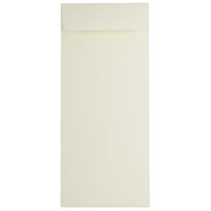 JAM Paper Policy Envelopes, #14, Gummed Seal, Strathmore Natural White, Pack Of 25