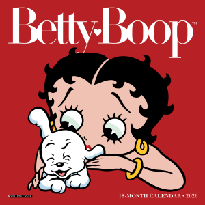 2026 Willow Creek Press Monthly Mini Wall Calendar, 7in x 7in, Betty Boop, January To December, 53478