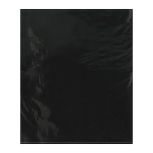 Office Depot Brand 2 Mil Colored Flat Poly Bags, 15in x 18in, Black, Case Of 1000