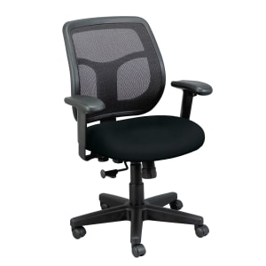 WorkPro Apollo MT9400 Ergonomic Low Back Task Chair With Antimicrobial Vinyl Black PopularChairscom   