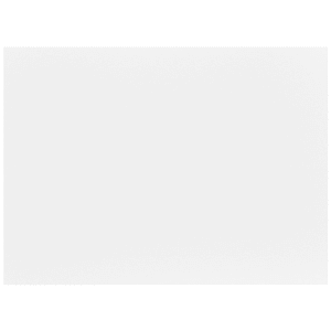 JAM Paper Blank Note Cards, 5 1/8in x 7in, White, Pack Of 100