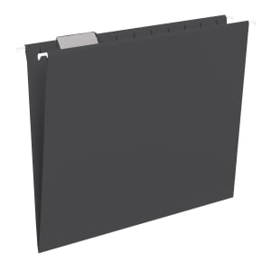 Smead Hanging File Folders, Letter Size, Black, Box Of 25 Folders