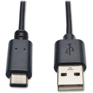 Eaton Tripp Lite Series USB-A to USB-C Cable, USB 2.0, (M/M), 3 ft. (0.91 m) - USB cable - 24 pin US - U038003