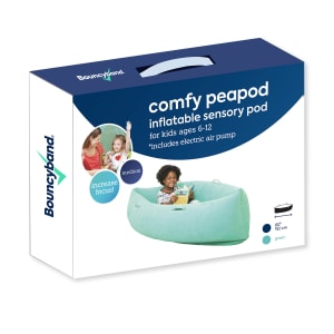 Bouncyband Comfy Hugging Peapod PVC Sensory Pod 60in Green PopularChairscom   