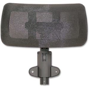 Lorell Multifunction Mesh High Back Headrest Black PopularChairscom   