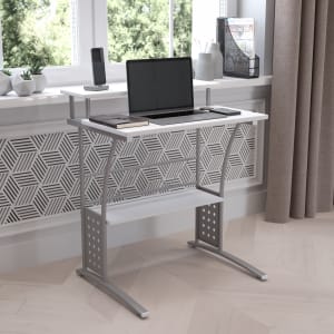Flash Furniture Clifton 28inW Contemporary Computer Desk, White
