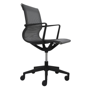 Eurotech Kinetic Mesh Task Chair With Flex Back, Black