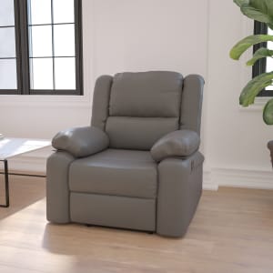 Flash Furniture Harmony Series Recliner Chair GrayBlack PopularChairscom   