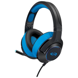 iLive Electronics IAHG49B Over-The-Ear Gaming Headphones, Black/Blue