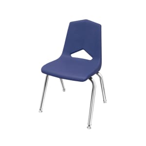 Marco Group MG1100 Series Stacking Chairs 18 Inch NavyChrome Pack Of 4 PopularChairscom   