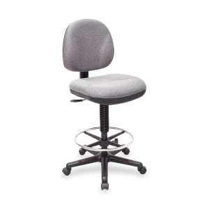 Lorell Millenia Pneumatic Task Stool, Gray