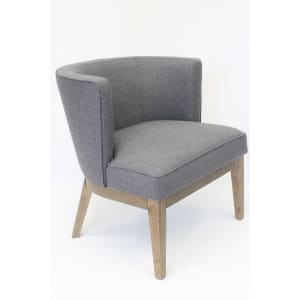 Boss Office Products Ava Accent Chair Slate GrayDriftwood PopularChairscom   