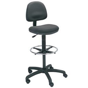 Safco Precision Extended Height Fabric Chair Black PopularChairscom   