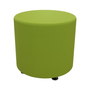 Marco Round Seating Ottoman, 16inH x 19inW x 19inD, Sprite