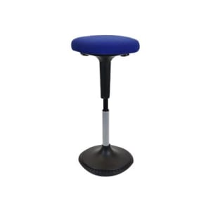 Wobble Stool Standing Desk & Balance Stool For Active Sitting Blue Adjustable Height 23-33in Sit Stand Up Perching Chair Uncaged Ergonomics