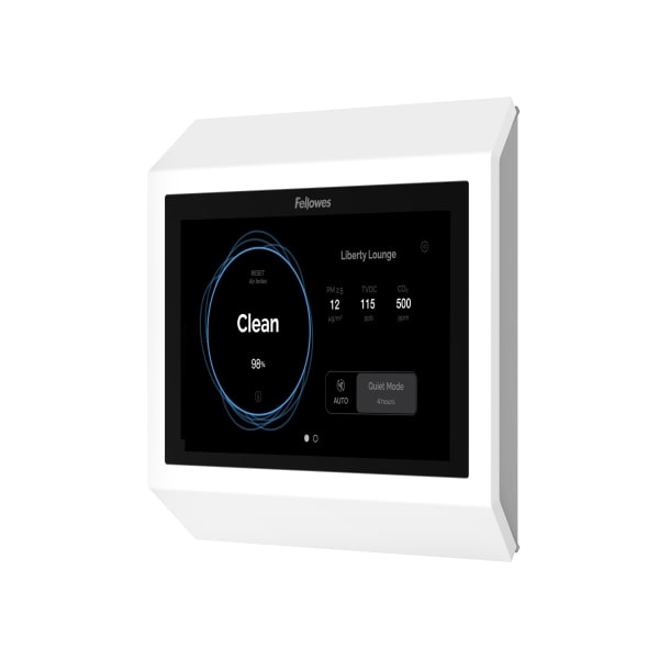 Fellowes Array Lookout Wall Display, 2.4inH x 6.7inW x 5.6inD, White