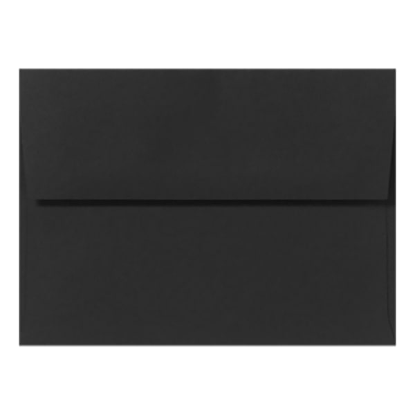 LUX Invitation Envelopes, A6, Peel & Press Closure, Midnight Black, Pack Of 1,000