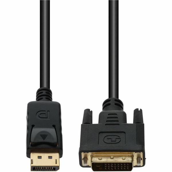 AddOn 6ft DisplayPort to DVI-D Adapter Cable - DisplayPort cable - DisplayPort (M) to DVI-D (M) - 6 ft - black