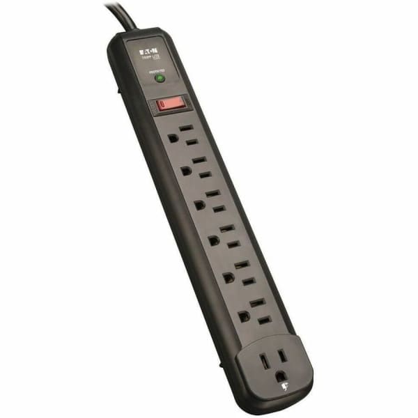 Tripp Lite Protect It! Seven-Outlet Surge Suppressor, Black