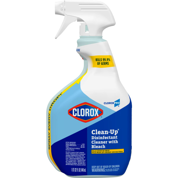 Clorox Clean-Up Disinfectant Cleaner With Bleach, 32 Oz Bottle