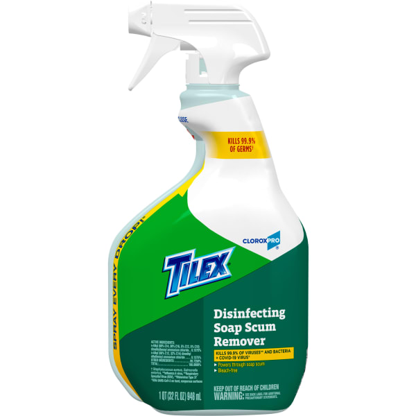 CloroxPro Tilex Disinfecting Soap Scum Remover Spray - Spray - 32 fl oz (1 quart) - 1 Each
