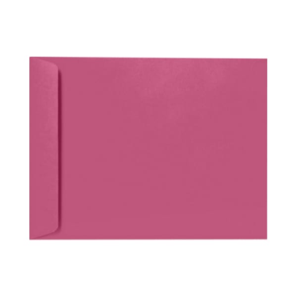 LUX Open-End 10in x 13in Envelopes, Peel & Press Closure, Magenta, Pack Of 50