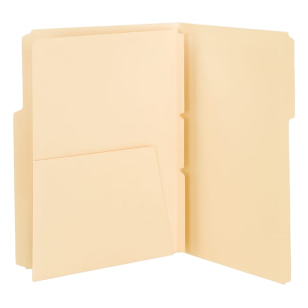 Smead Self-Stick Folder Dividers With Pockets, Letter Size, Pack Of 25