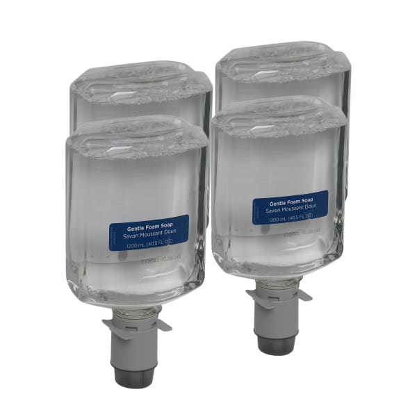 Pacific Blue Ultra by GP PRO Gentle Foam Hand Soap Refills, Fragrance-Free, Dye-Free, 4 Bottles Per Case
