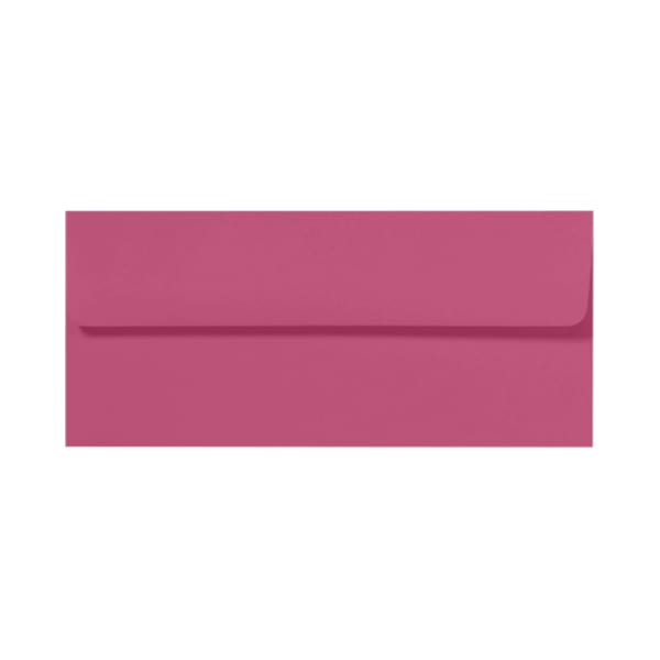 LUX #10 Envelopes, Peel & Press Closure, Magenta, Pack Of 500