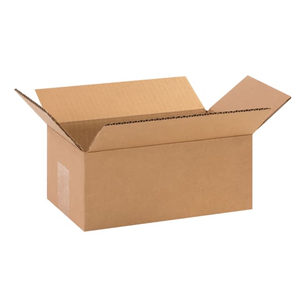 Partners Brand Corrugated Boxes, 10in x 6in x 4in, Kraft, Pack Of 25