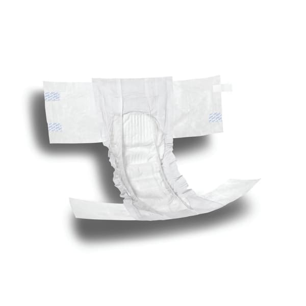 FitRight Plus Disposable Briefs, Medium, 32 - 42in, White, 20 Briefs Per Bag, Case Of 4 Bags
